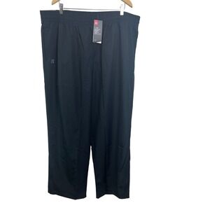Under Armour HeatGear Mens Pants 4XL Black Loose Fit Straight Leg NWT Jogger C1